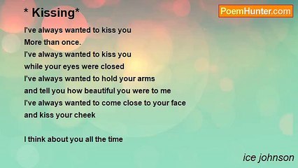 ice johnson - * Kissing*