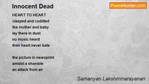 Samanyan Lakshminarayanan - Innocent Dead