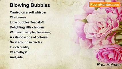 Paul Holmes - Blowing Bubbles