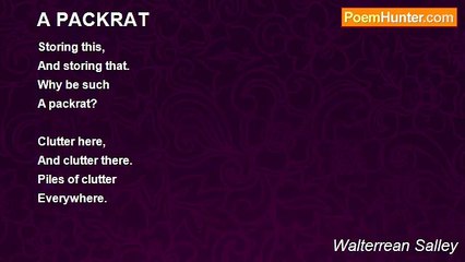 Walterrean Salley - A PACKRAT