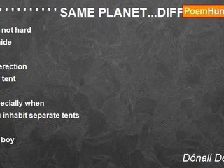Dónall Dempsey - ' ' ' ' ' ' ' ' ' ' ' ' SAME PLANET...DIFFERENT WORLDS