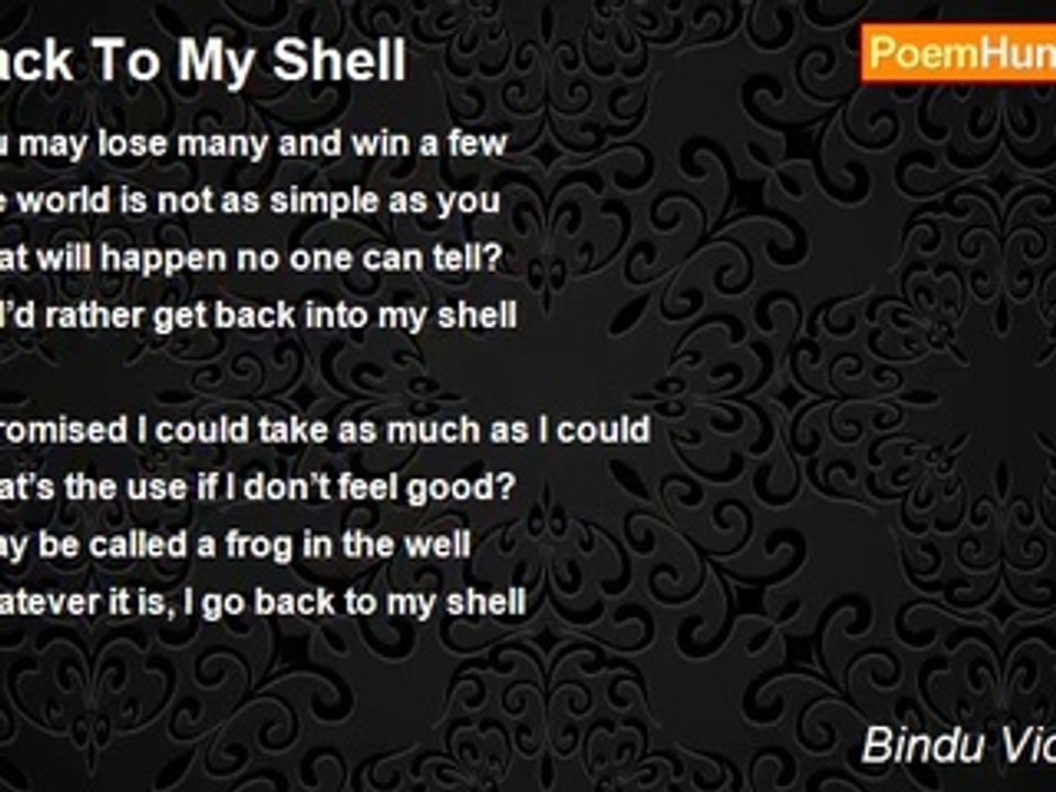 Bindu Vidyadhar - Back To My Shell