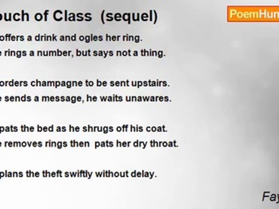 Fay Slimm - Touch of Class  (sequel)