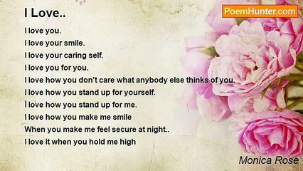 Monica Rose - I Love..