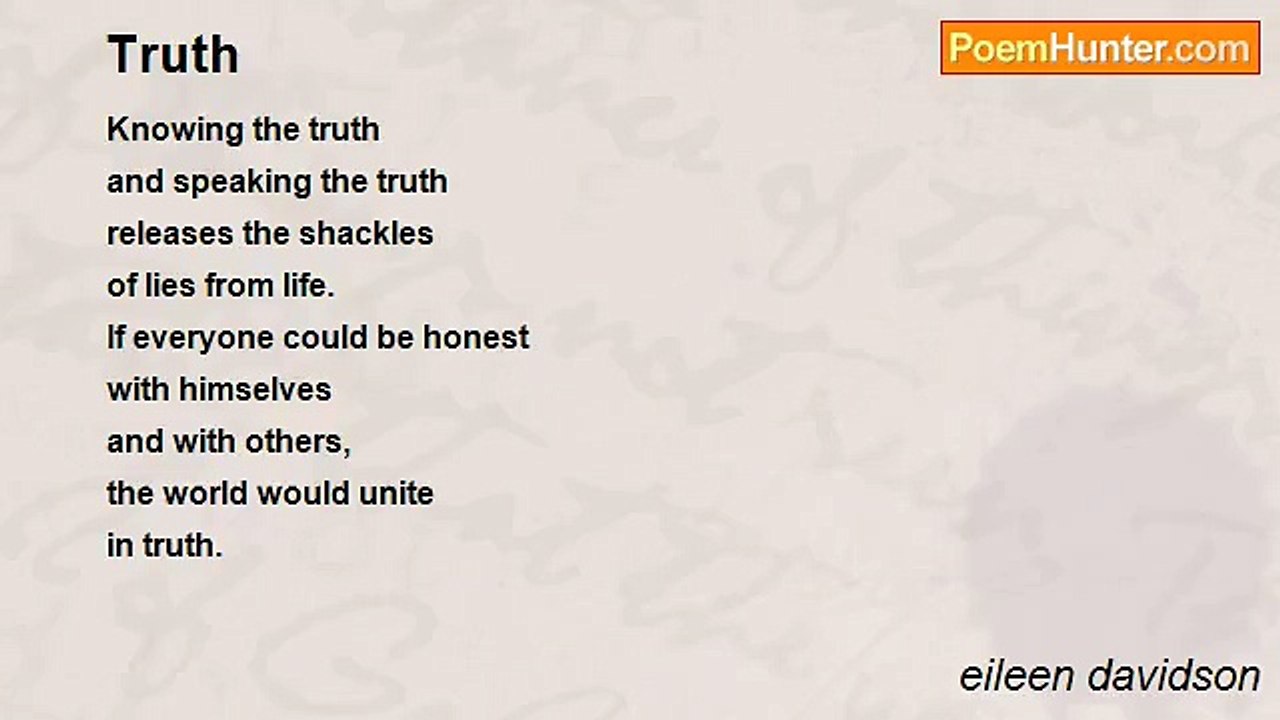 eileen davidson - Truth