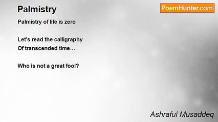 Ashraful Musaddeq - Palmistry