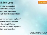 Shiela Marie Anunciacion - Call, My Love