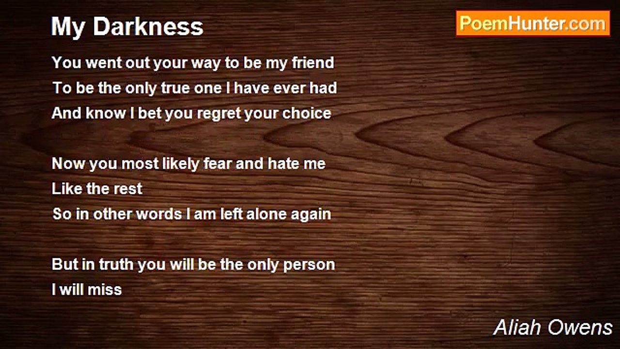 Aliah Owens - My Darkness