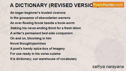 sathya narayana - A DICTIONARY (REVISED VERSION)
