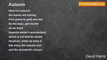 David Harris - Autumn