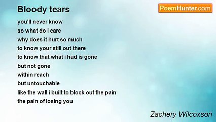 Zachery Wilcoxson - Bloody tears