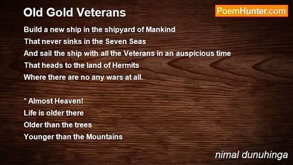nimal dunuhinga - Old Gold Veterans