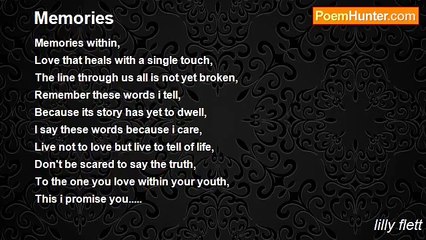 lilly flett - Memories