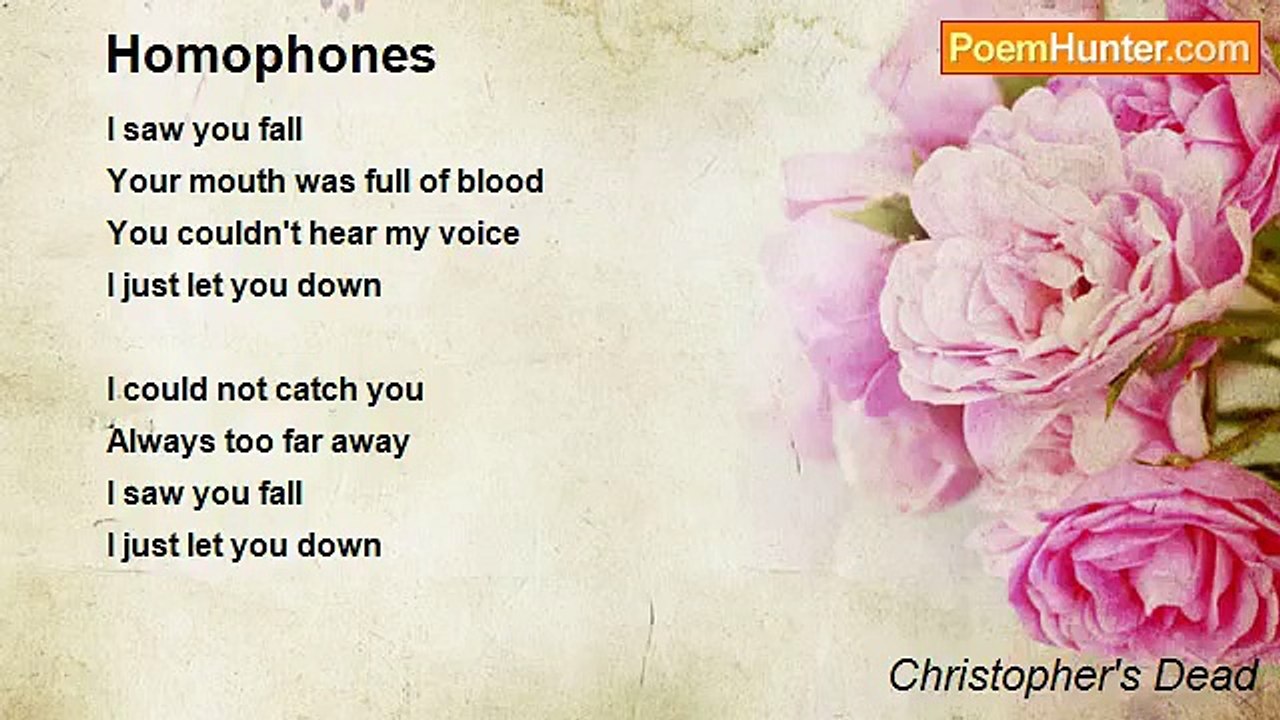 Christopher's Dead - Homophones