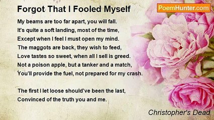 Christopher's Dead - Forgot That I Fooled Myself