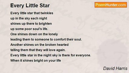 David Harris - Every Little Star