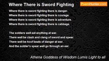 Athena Goddess of Wisdom Lumis Light to all - Where There is Sword Fighting