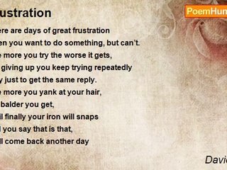 David Harris - Frustration