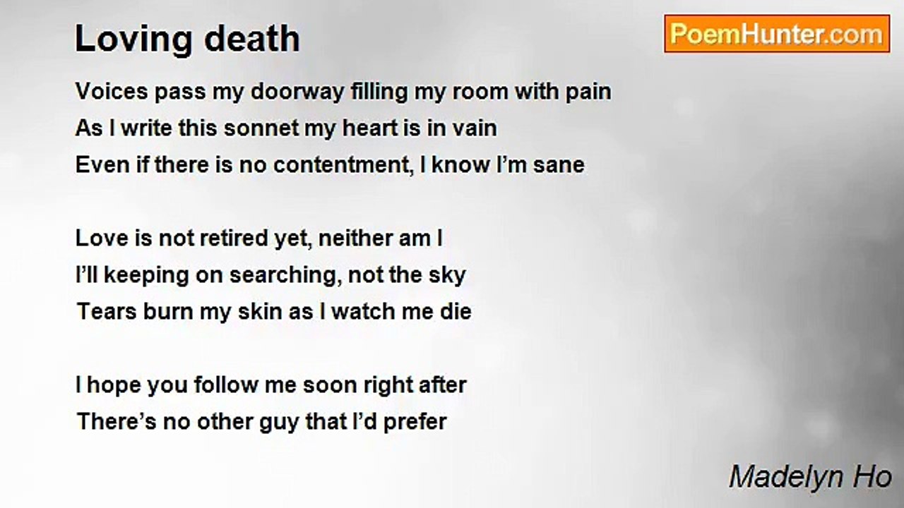 Madelyn Ho - Loving death