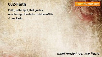 (brief renderings) Joe Fazio - 002-Faith