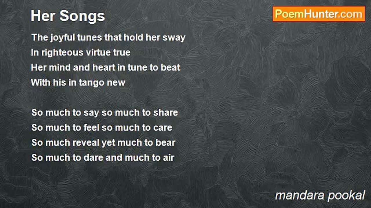mandara pookal - Her Songs