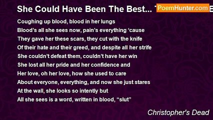Christopher's Dead - She Could Have Been The Best... This World's Ever Seen