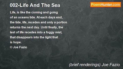 (brief renderings) Joe Fazio - 002-Life And The Sea