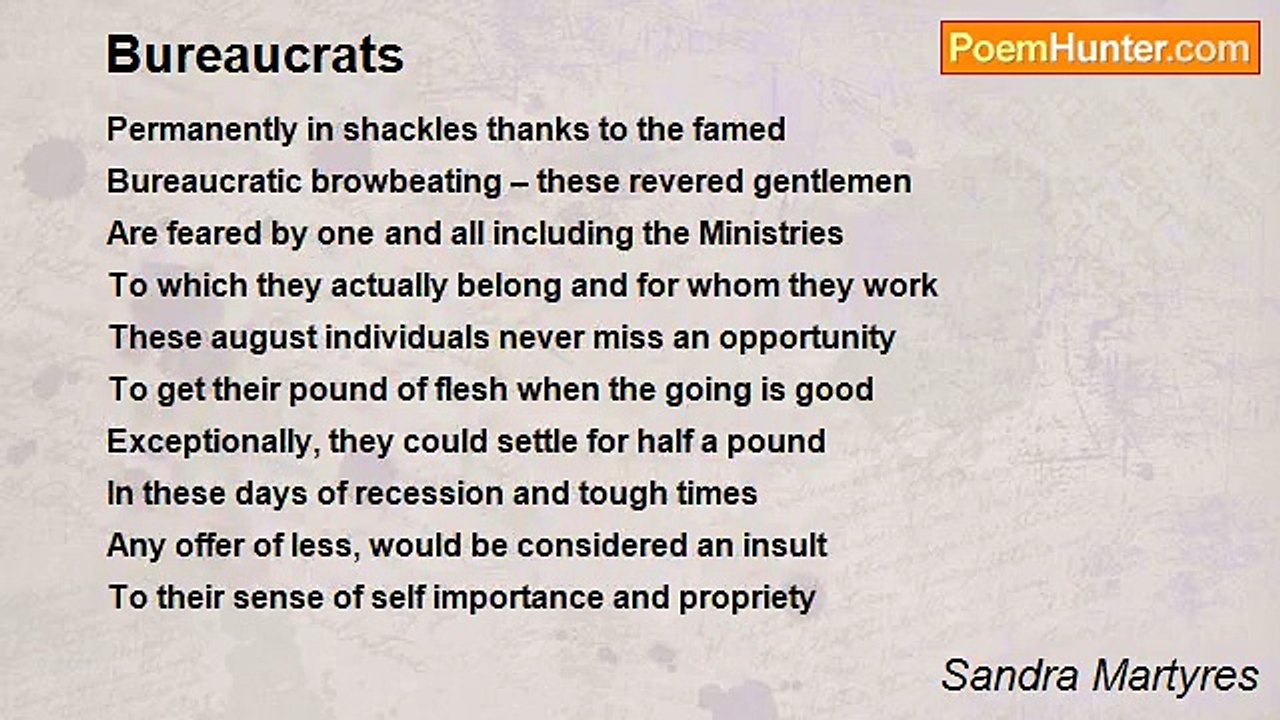 Sandra Martyres - Bureaucrats