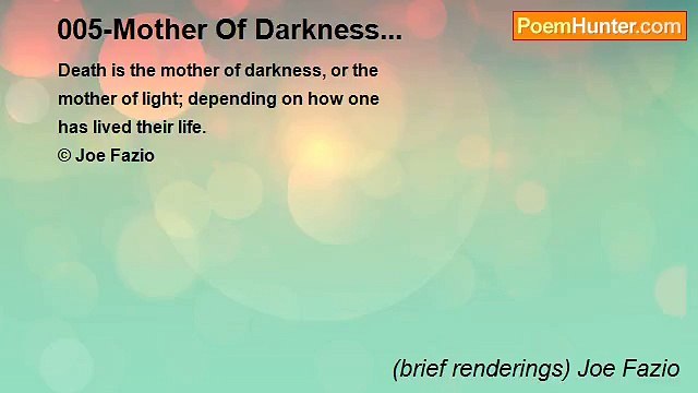 (brief renderings) Joe Fazio - 005-Mother Of Darkness...