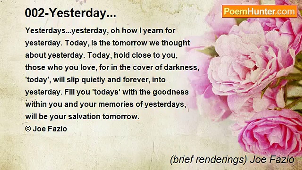 (brief renderings) Joe Fazio - 002-Yesterday...