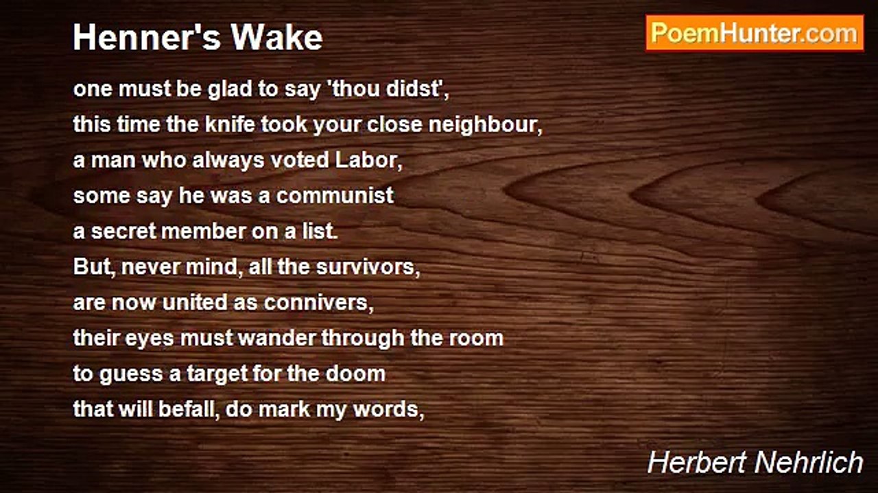 Herbert Nehrlich - Henner's Wake