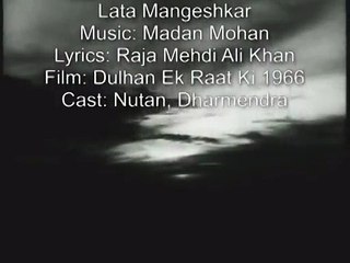 SAPNON MEIN AGAR MERE TUM AAO TO SO JAOON - (Dulhan Ek Raat Ki - 1966)