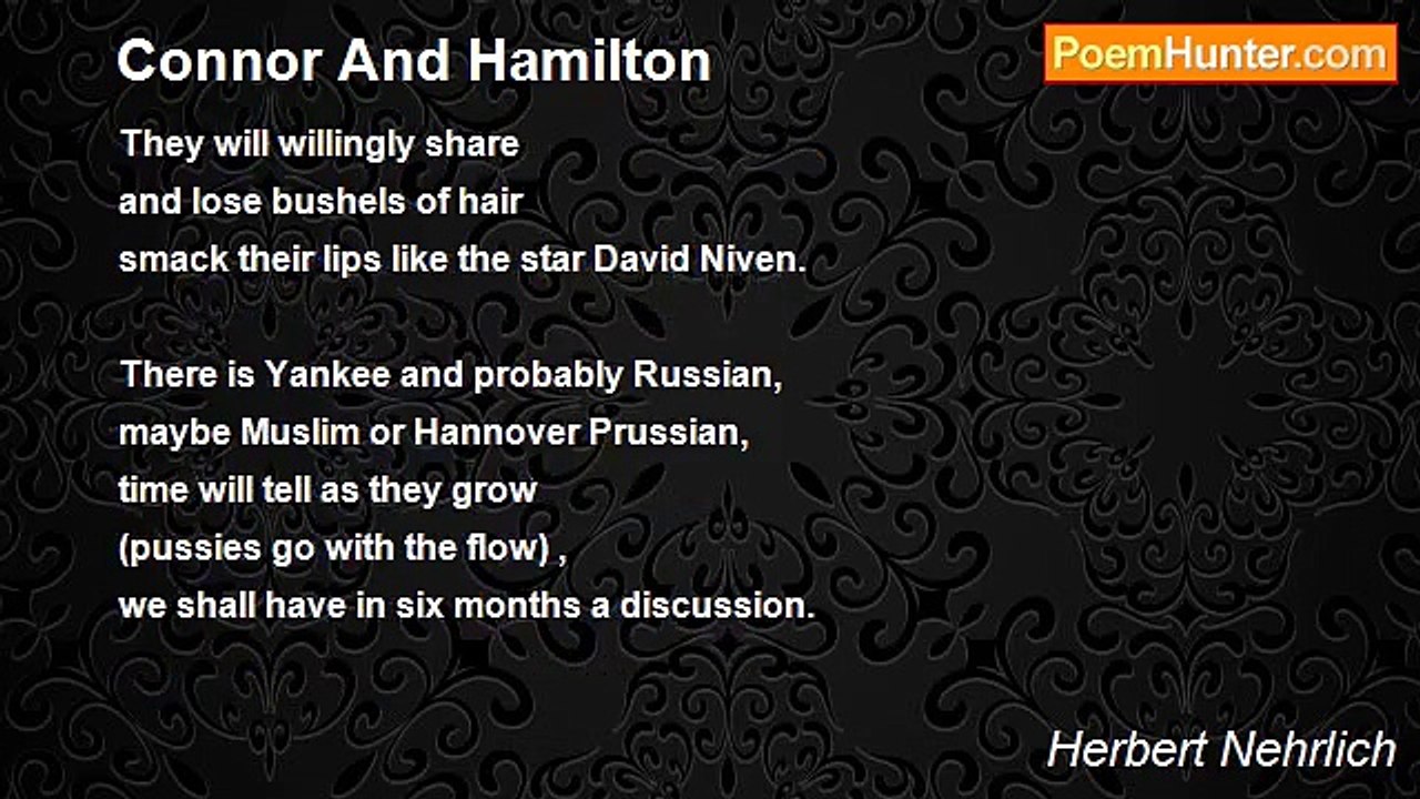 Herbert Nehrlich - Connor And Hamilton