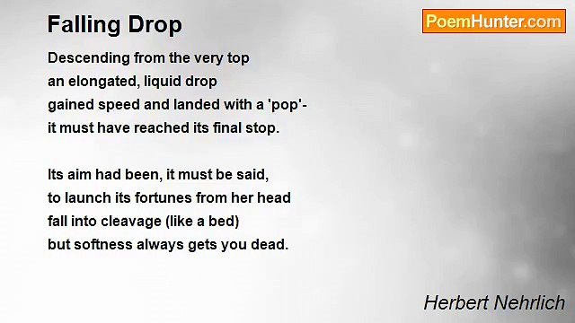 Herbert Nehrlich - Falling Drop