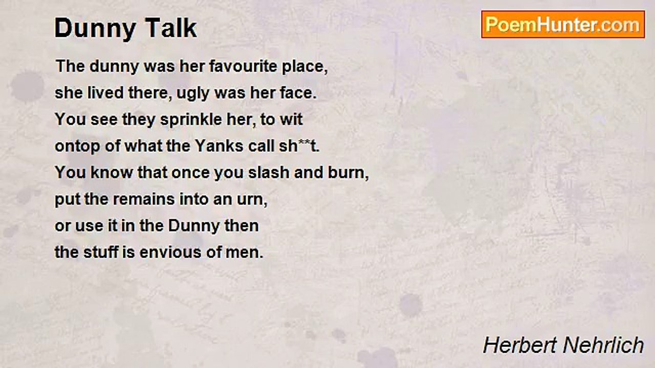Herbert Nehrlich - Dunny Talk