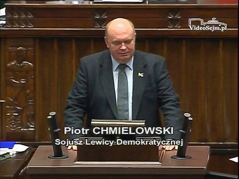 Poseł Piotr Chmielowski - Wystąpienie z dnia 06 listopada 2014 roku.