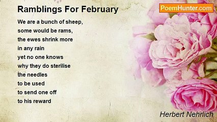 Herbert Nehrlich - Ramblings For February