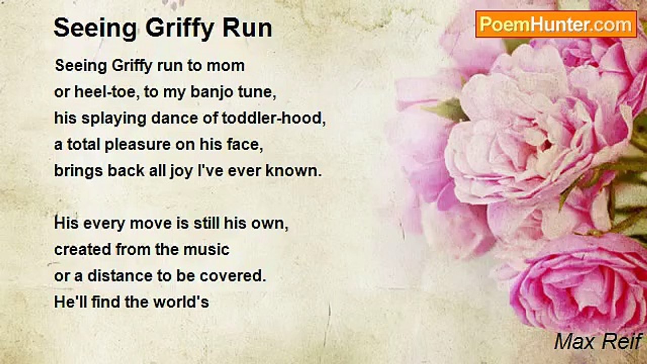 Max Reif - Seeing Griffy Run