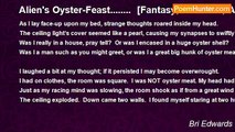 Bri Edwards - Alien's Oyster-Feast........  [Fantasy; Humor? ; Alien Invasion? ; Personal]