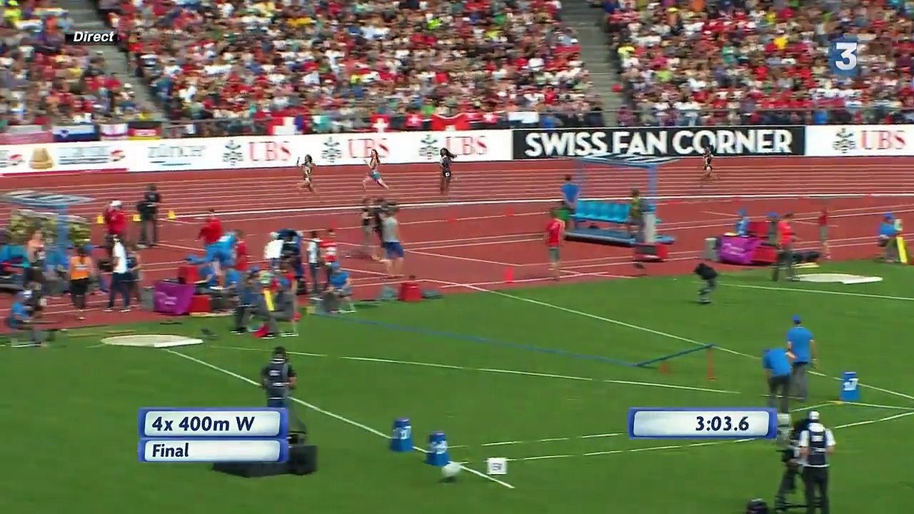 La plus incroyable remontée d'un 4X400 mètres de toute l'histoire de l'athlétisme
