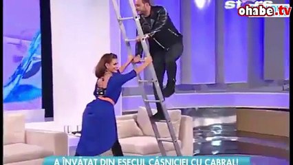 Canlı yayında rezil oldu