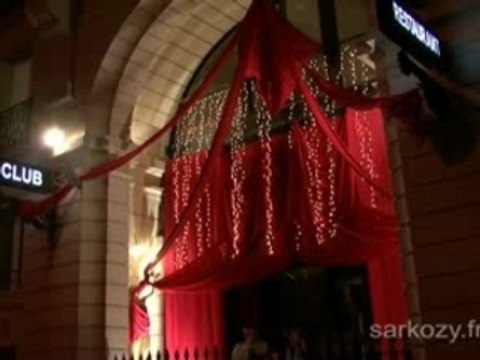 Nicolas Sarkozy aux Bains-Douches