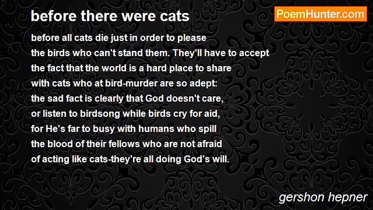 gershon hepner - before there were cats