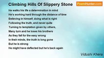 Vidushi Khera - Climbing Hills Of Slippery Stone