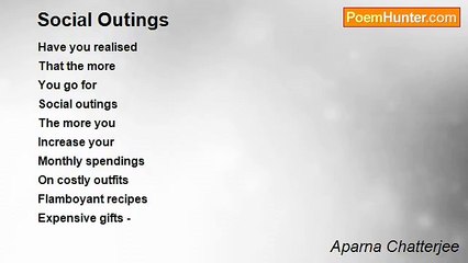 Aparna Chatterjee - Social Outings