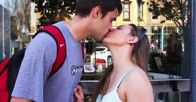 Kissing Prank - How to Kiss Girls with EGGS - Kissing Strangers - Funny Videos -Best Pranks 2014