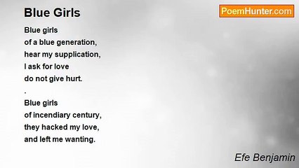 Efe Benjamin - Blue Girls
