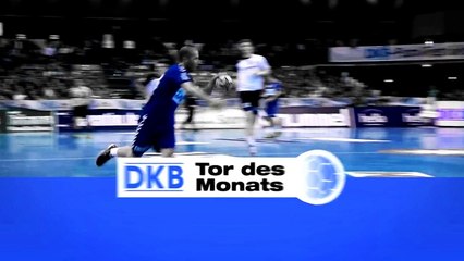 Tir dans le dos de Jeffrey Boomhouwer (Melsungen | Bundesliga)