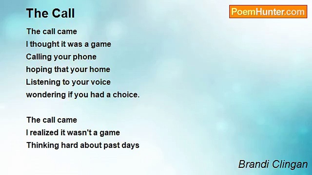 Brandi Clingan - The Call