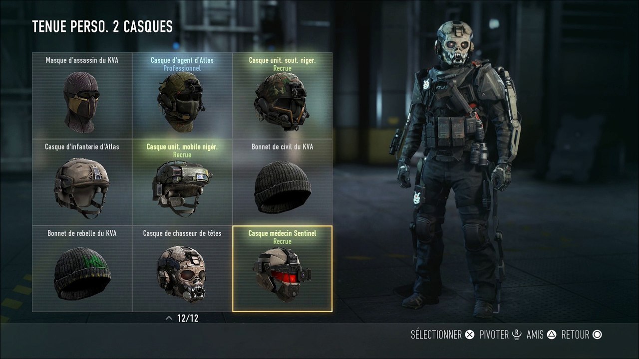 COD Advanced Warfare - Personnalisation/Camo/Défi - PS4